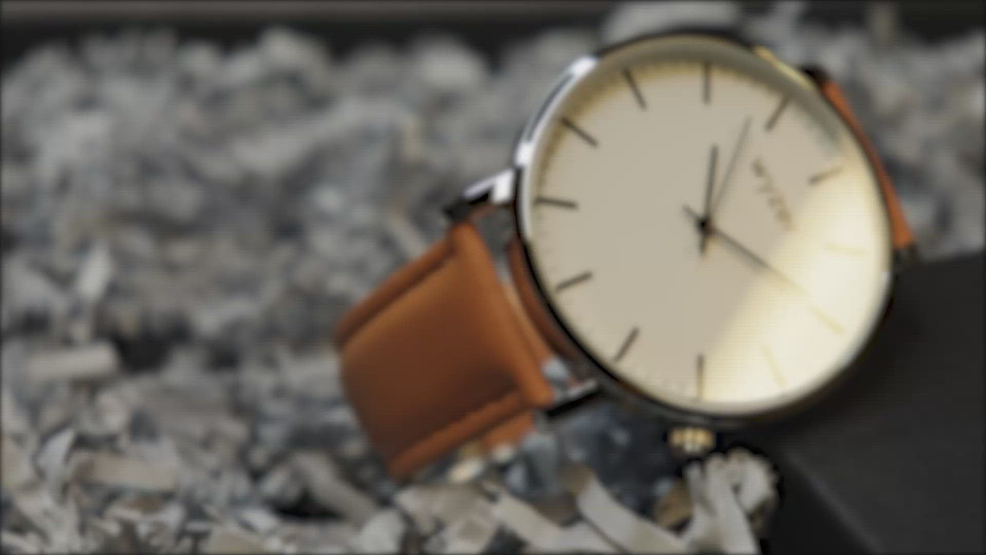 Horlogeband - Bruin/zilver - Mannen
